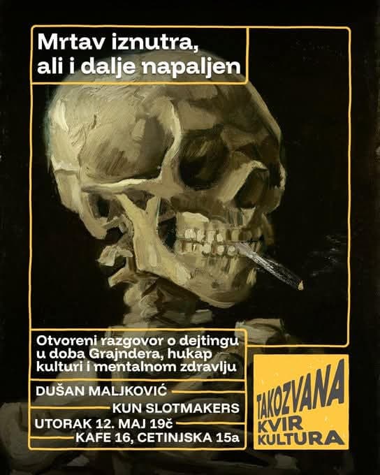 MRTVI IZNUTRA, ALI I DALJE NAPALJENI!: Otvoreni razgovor o dejtingu u doba Grajndera, hukap kulturi i mentalnom zdravlju