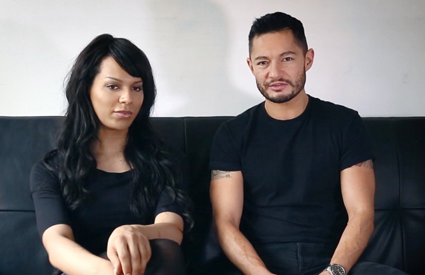 Munroe Bergdorf and Jake Graf